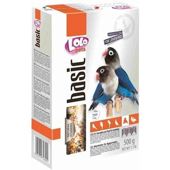 Сухой корм для неразлучника Lolopets полнорационный 500г (LO-72600) фото 1
