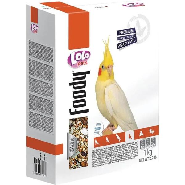

Сухой корм для нимф Lolopets полнорационный 1кг (LO-72202)
