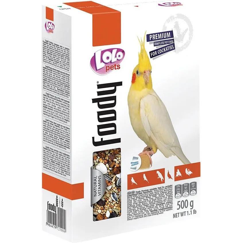 Сухой корм для нимф Lolopets полнорационный 500г (LO-72200) фото 1