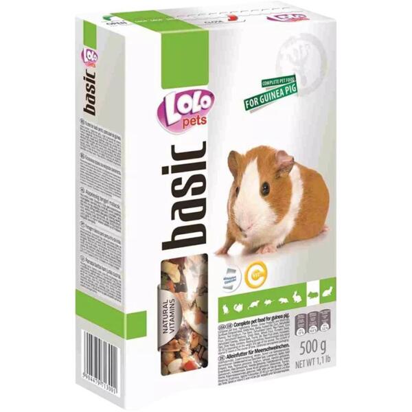 Сухой корм для морской свинки Lolopets полнорационный 500г (LO-71300)