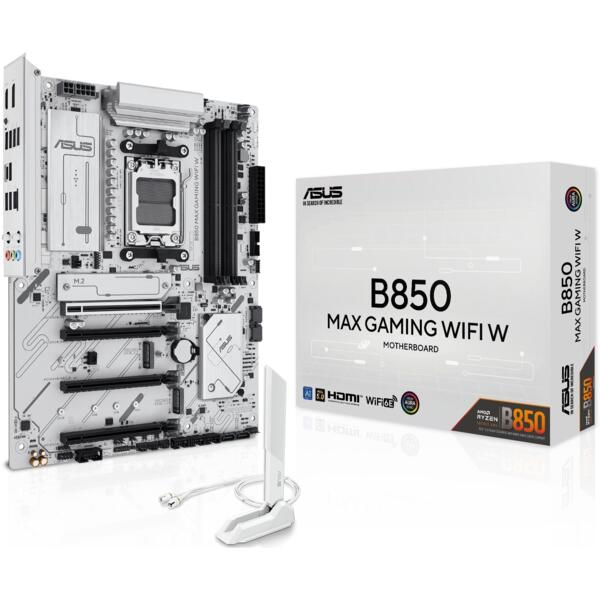 Материнcкая плата ASUS B850 MAX GAMING WIFI W (90MB1M10-M0EAY0)