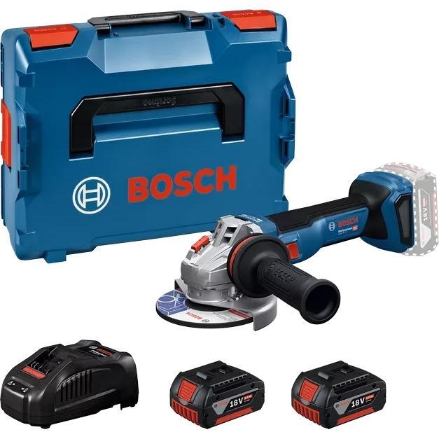 Шліфмашина кутова акумуляторна Bosch GWS 18V-11 125мм 18В 2x5Ач. (0.601.9N4.103)фото1