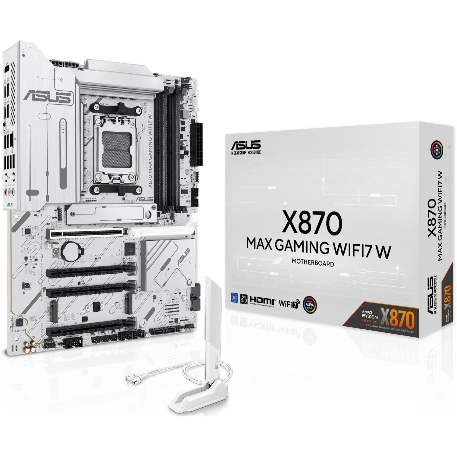 Материнcкая плата ASUS X870 MAX GAMING WIFI7 W (90MB1LZ0-M0EAY0) фото