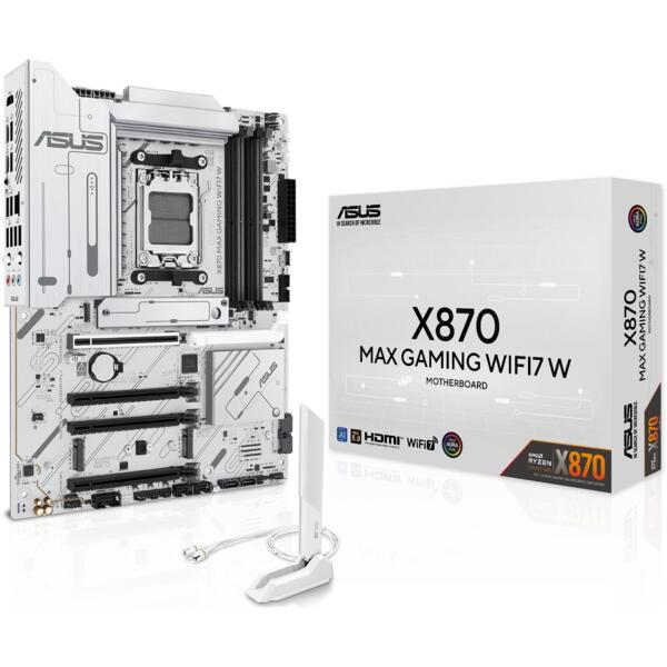 

Материнcкая плата ASUS X870 MAX GAMING WIFI7 W (90MB1LZ0-M0EAY0)