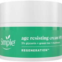 Регенеруючий денний крем для обличчя Simple Age Resisting Cream SPF 15 проти вікових змін 50 мл
