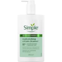 Крем відновлювальний для вмивання Simple Active Barrier Replenishing з гіалуроновою кислотою та центелою 240 мл