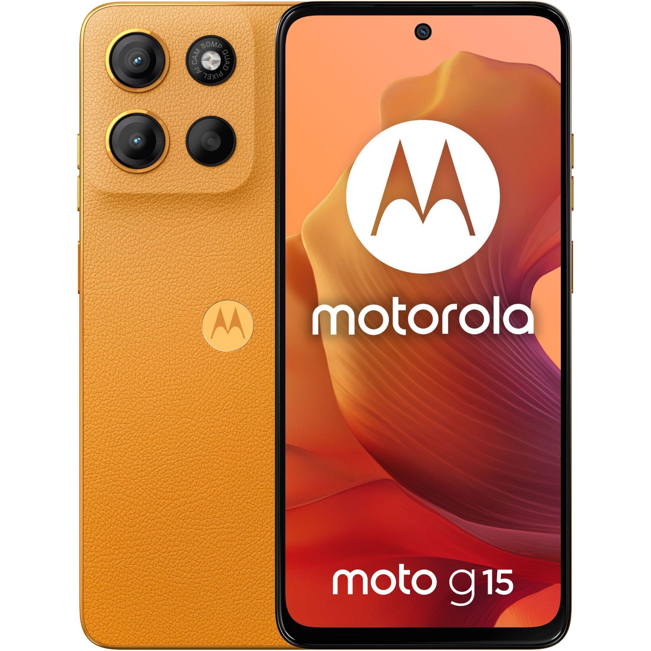 Смартфон Motorola G15 8/512Gb Sunrise Orange (PB6E0066UA)фото1