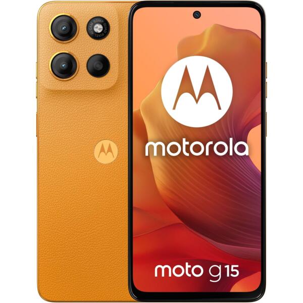 

Смартфон Motorola G15 8/512Gb Sunrise Orange (PB6E0066UA)
