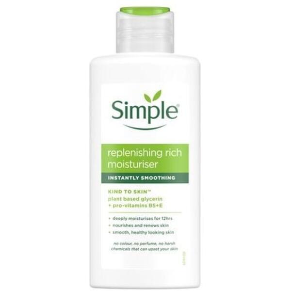 

Крем увлажняющий для лица Simple Kind to Skin Replenishing Rich Moisturiser 125 мл