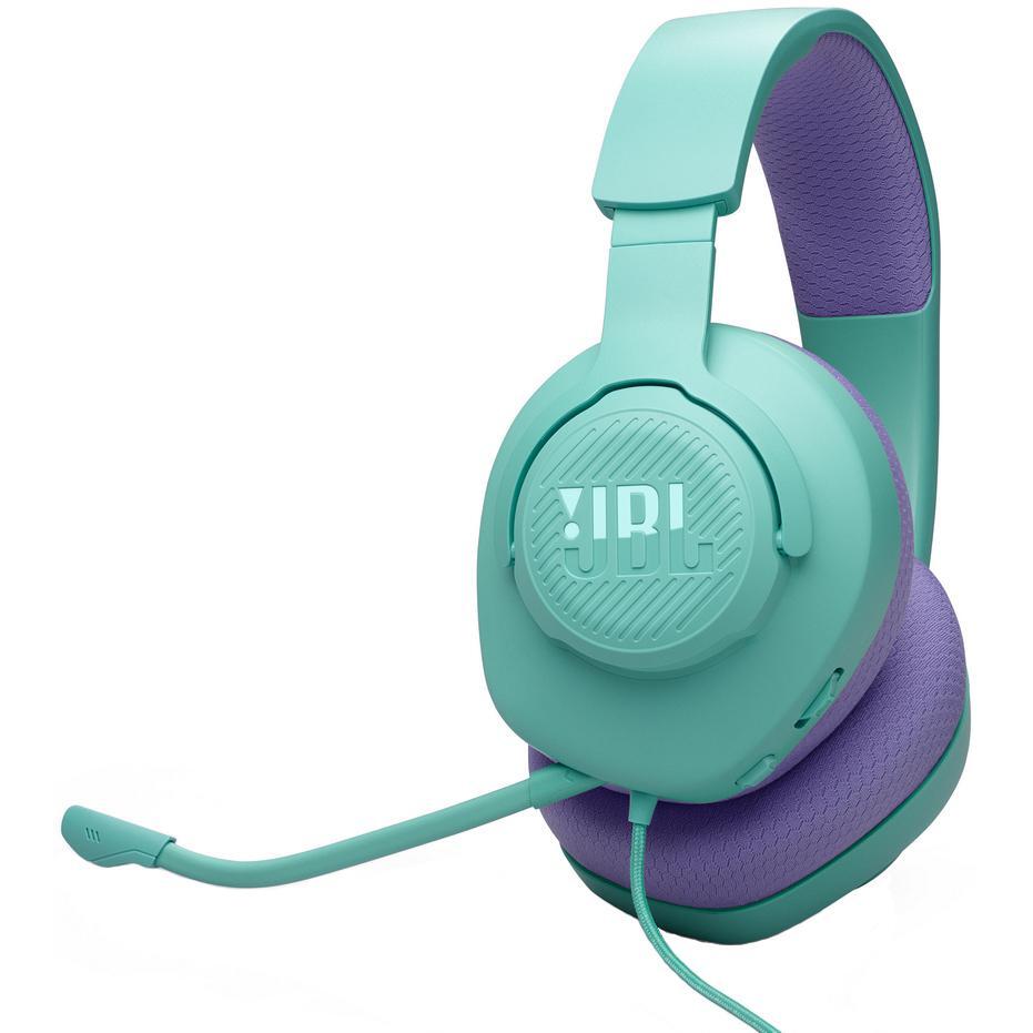 Игровая гарнитура JBL Quantum 100M2 Cyan (JBLQTUM100M2CYN) фото 1