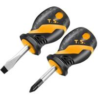 Викрутки Tolsen набір 2шт, SL,PH2, 38мм (20181)