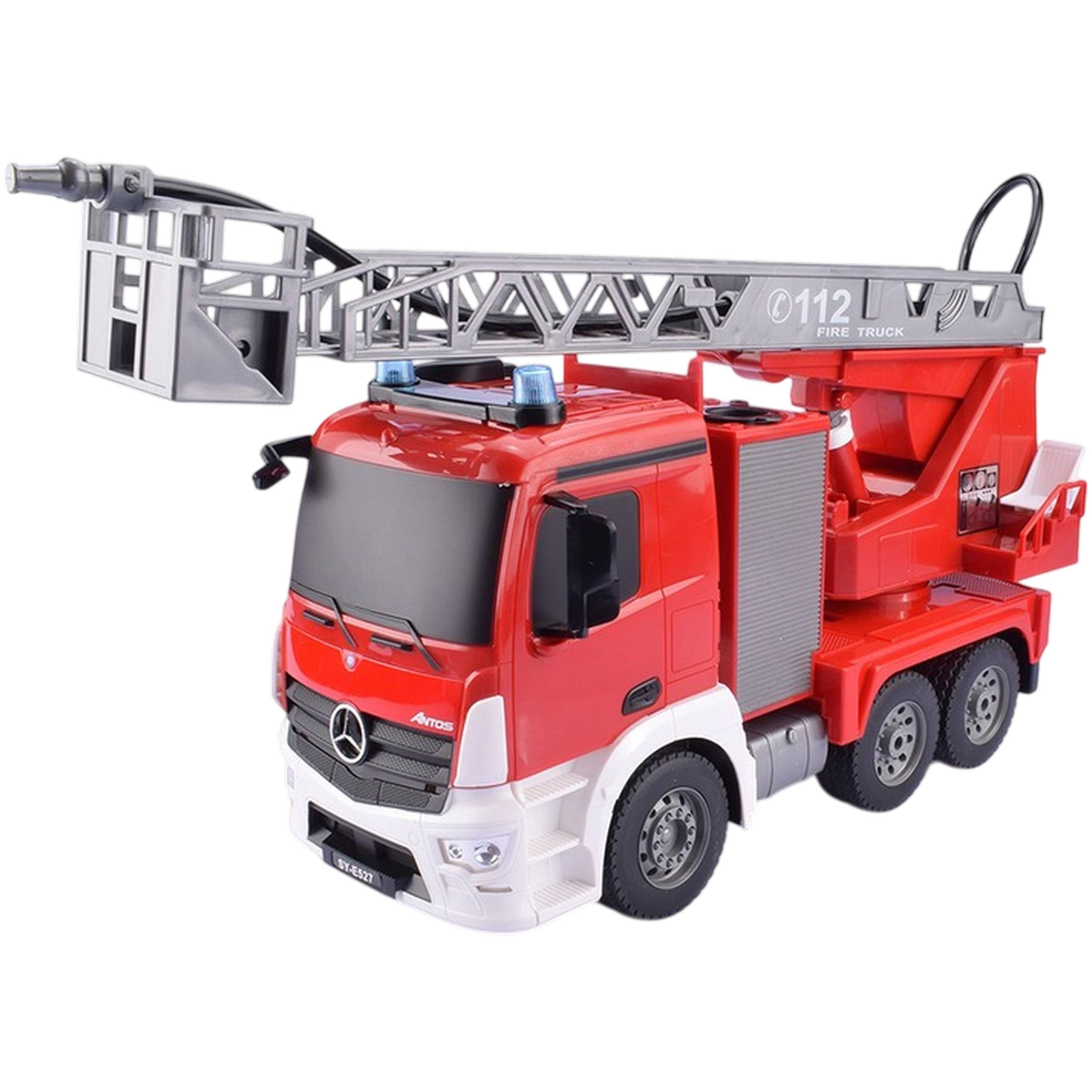 Машинка іграшкова на р/к. Пожежне авто Mercedes Benz Arocs (E527-003)фото1