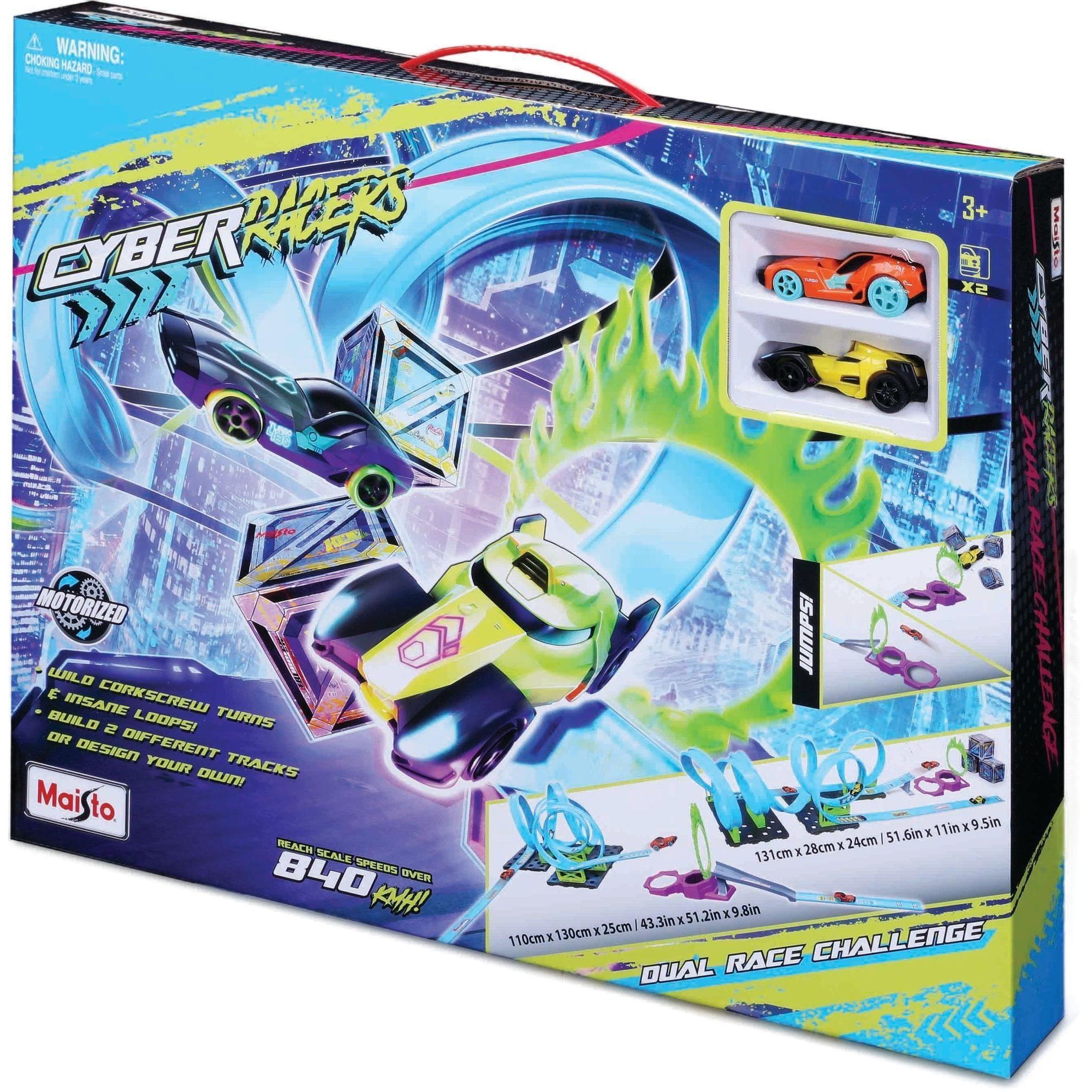 Набор игрушечный "Двойная гонка" серии Cyber Racers (80308) фото 1