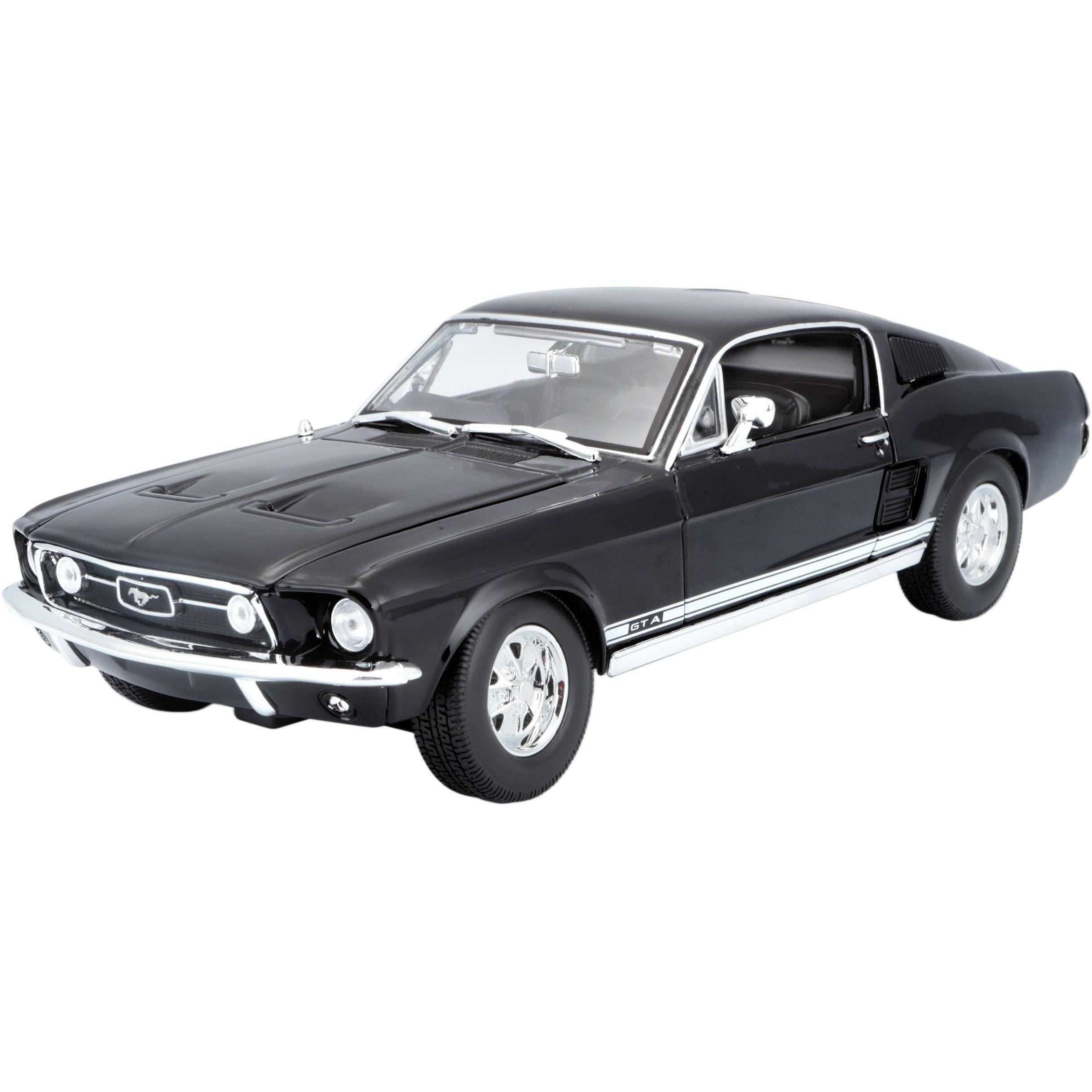 Машинка іграшкова 1967 Ford Mustang Fastback 1:18 (31166 black)фото1