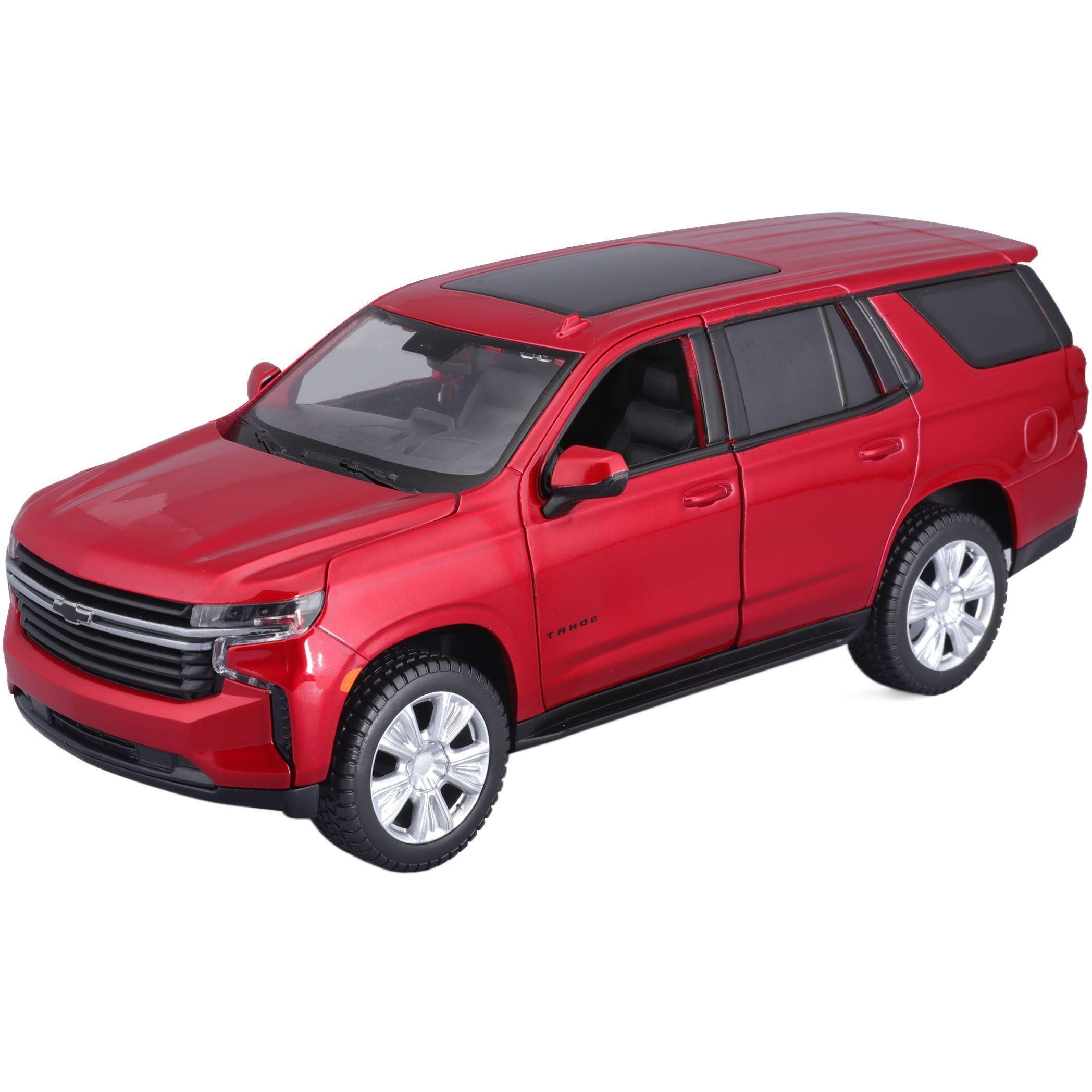 Машинка іграшкова 2021 Chevy Tahoe 1:24 (31533 red)фото1