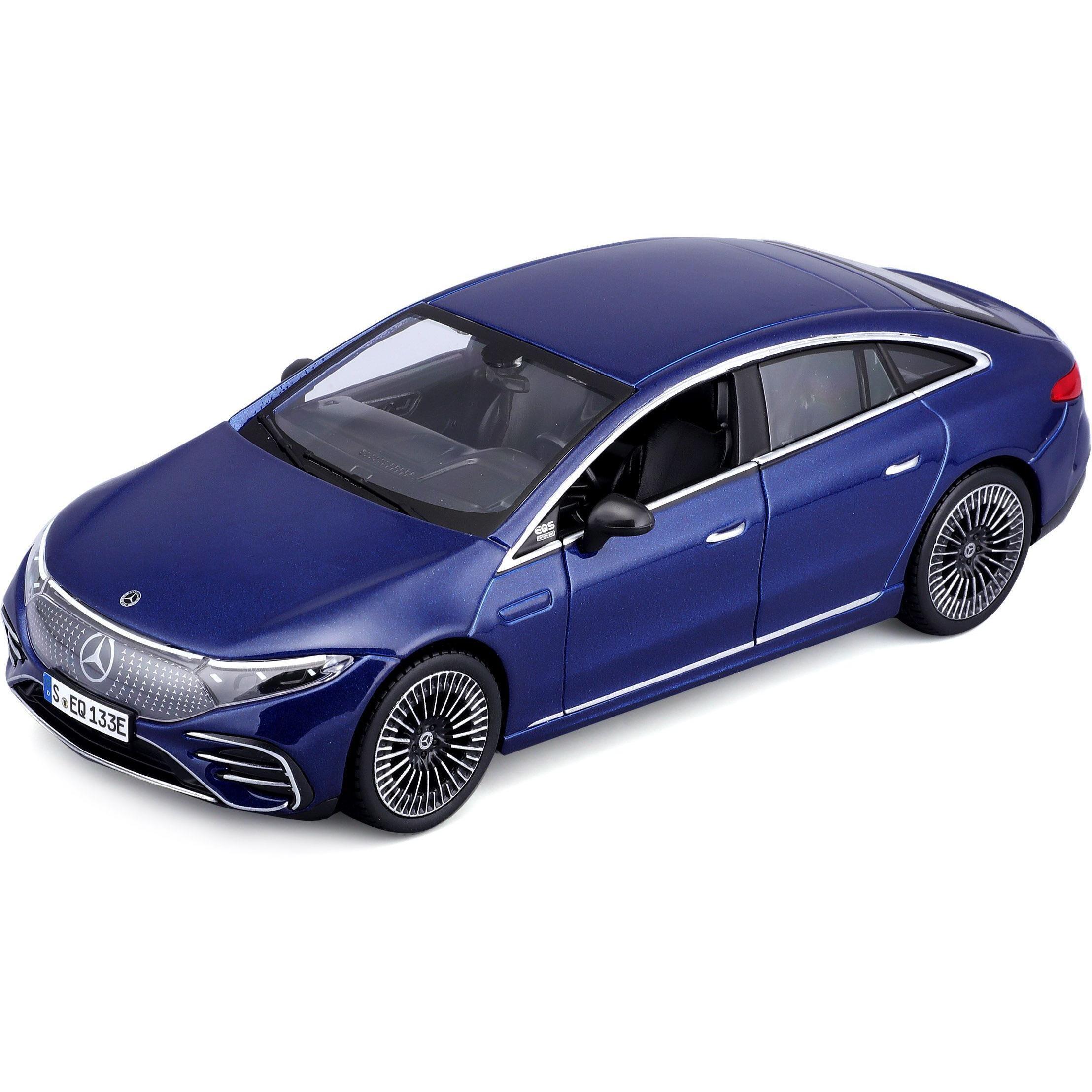Машинка іграшкова 2022 Mercedes-Benz EQS 1:24 (32902 met. blue)фото1
