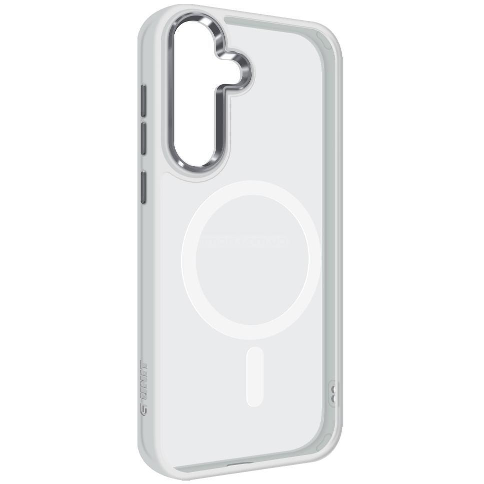Чехол ArmorStandart Unit MagSafe для Samsung S25 + Matte Clear Silver (ARM82264) фото 1
