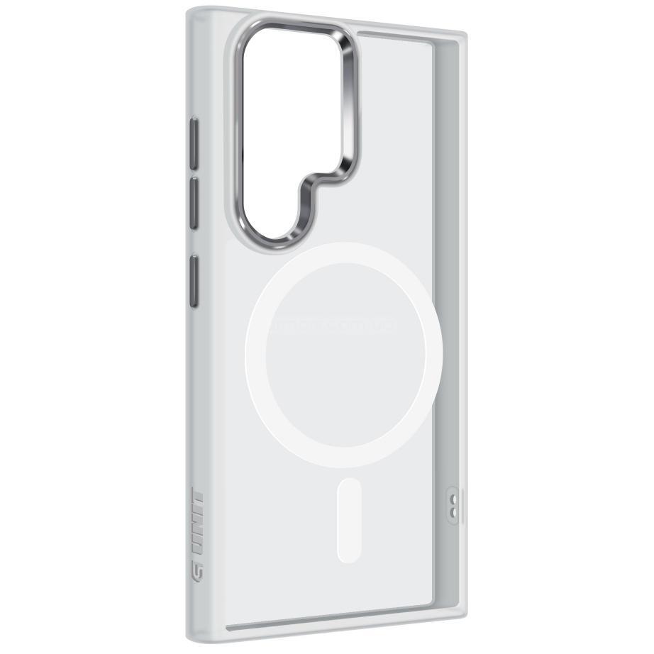 Чохол ArmorStandart Unit MagSafe для Samsung S25 Ultra Matte Clear Silver (ARM82266)
