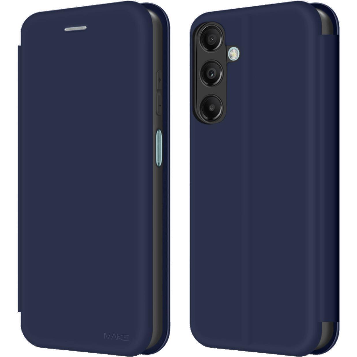 Чехол-книжка MakeFuture Samsung A16 Flip Dark Blue (MCP-SA16DB) фото 1