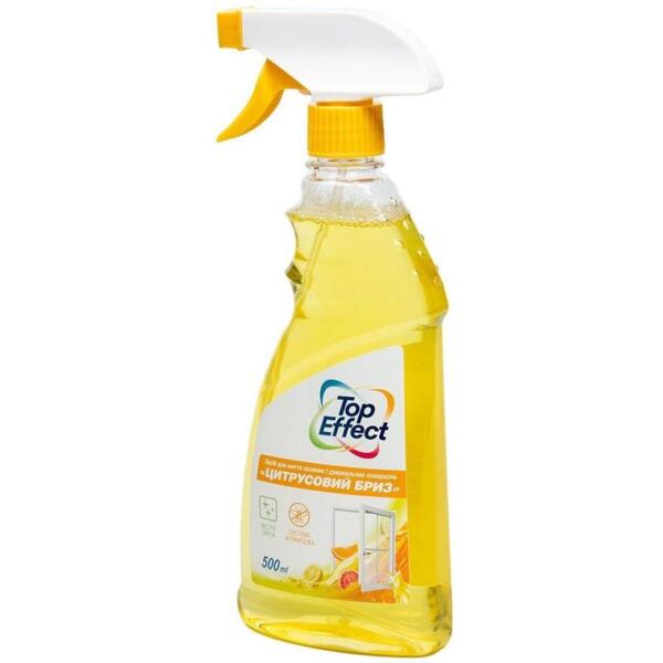

Моющее средство для стекла и зеркал Biossot TopEffect 500 мл цитрусовый бриз