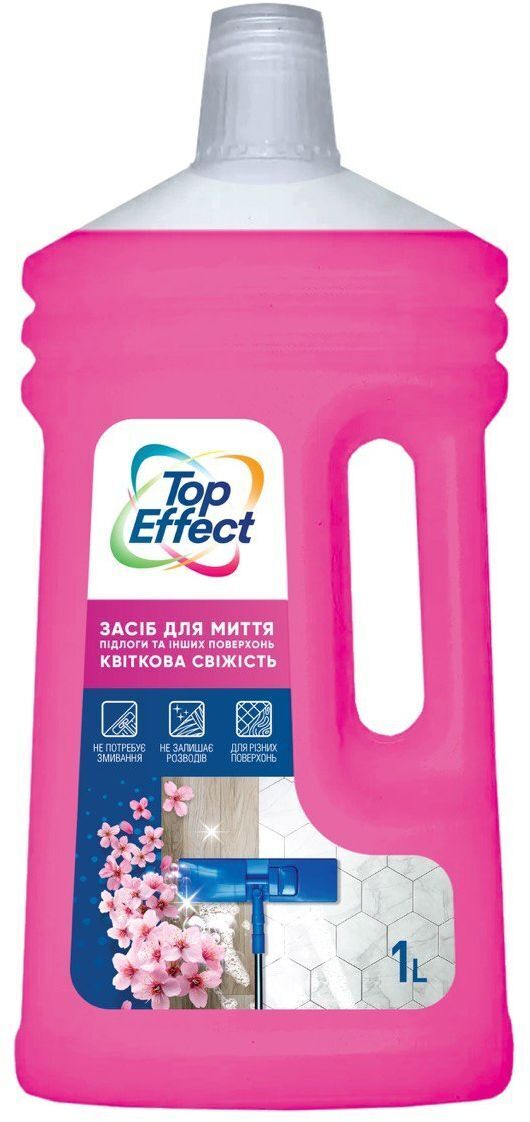 Універсальний засіб Biossot TopEffect для прибирання квіткова свіжість 1 лфото1