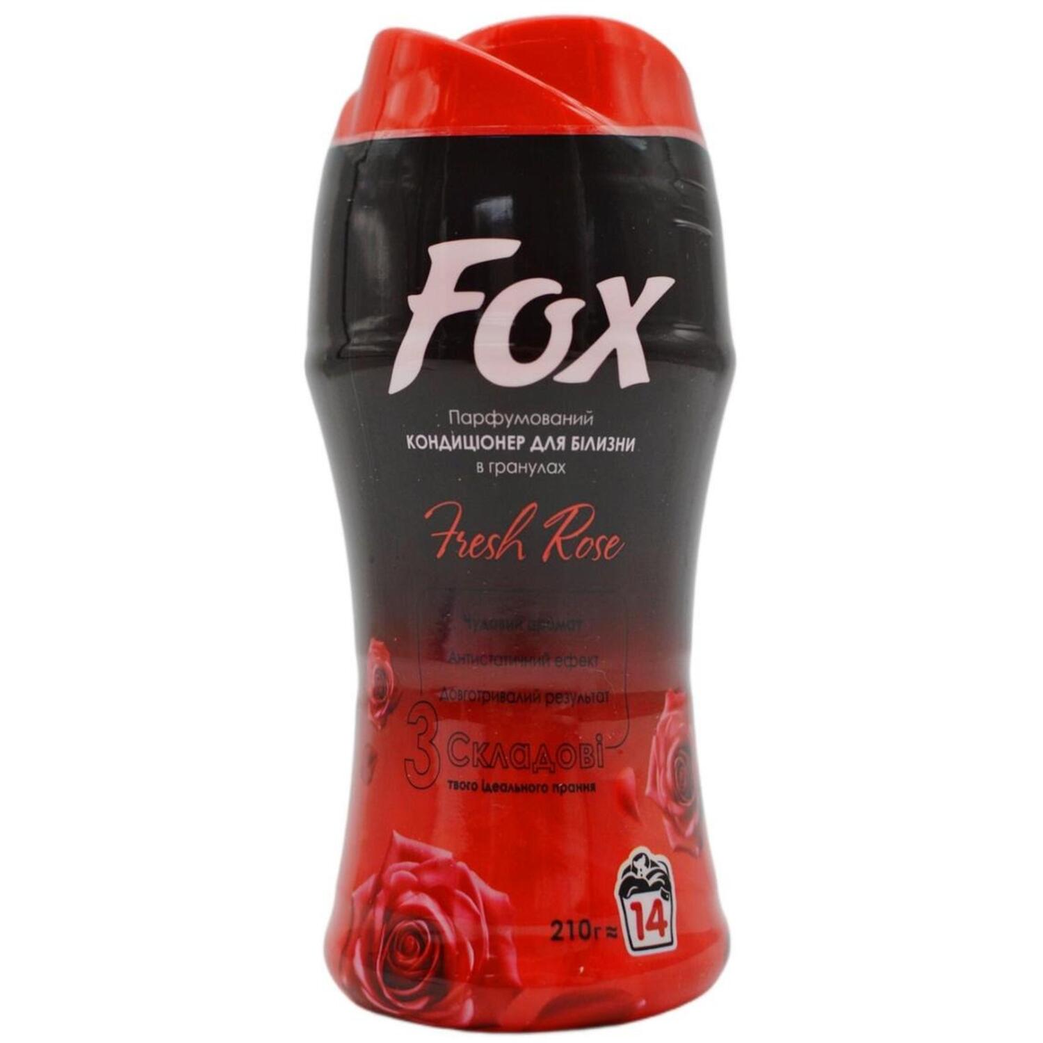 Кондиционер для белья в гранулах Fox Fresh Rose парфюмированный 210 г фото