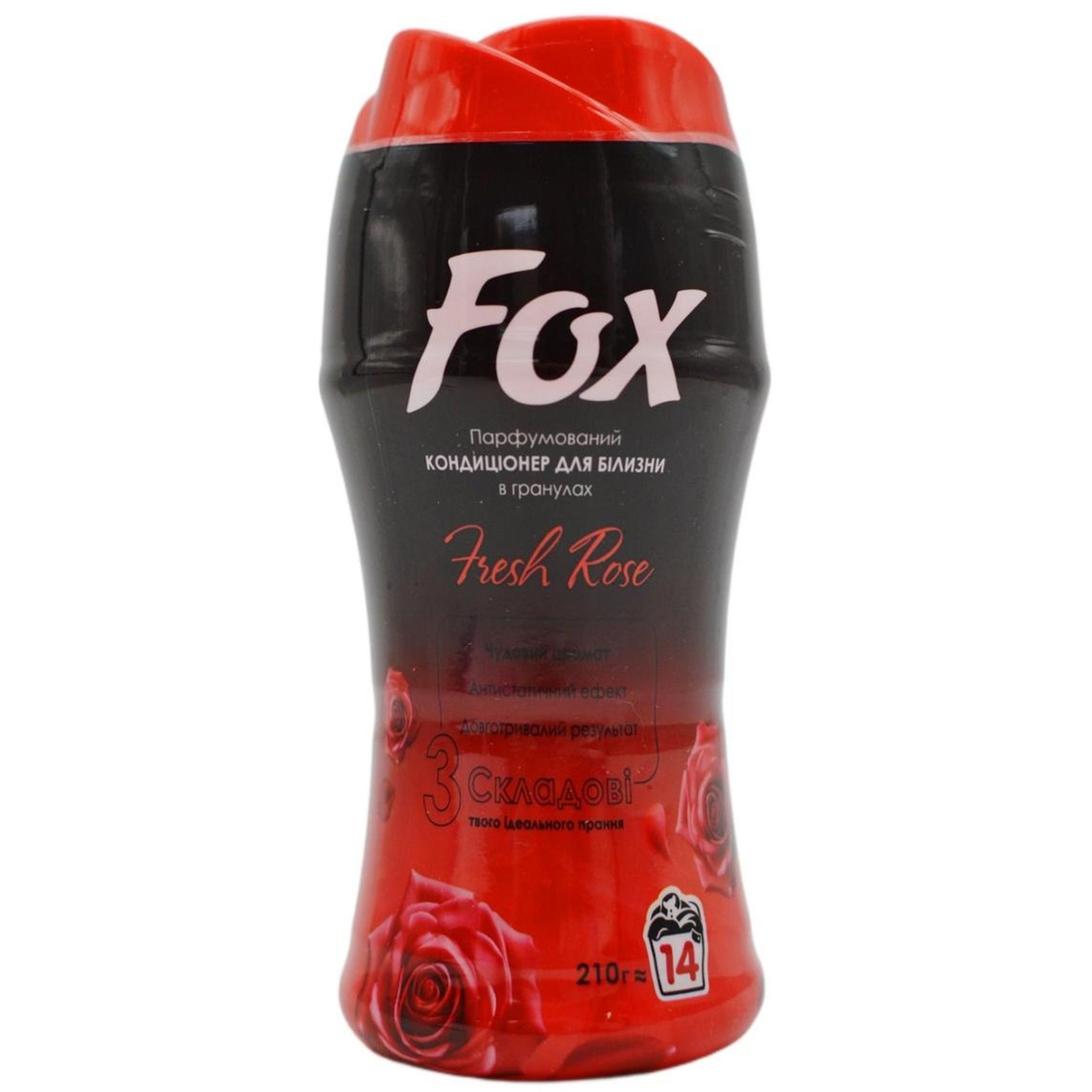 Кондиционер для белья в гранулах Fox Fresh Rose парфюмированный 210 г фото 1