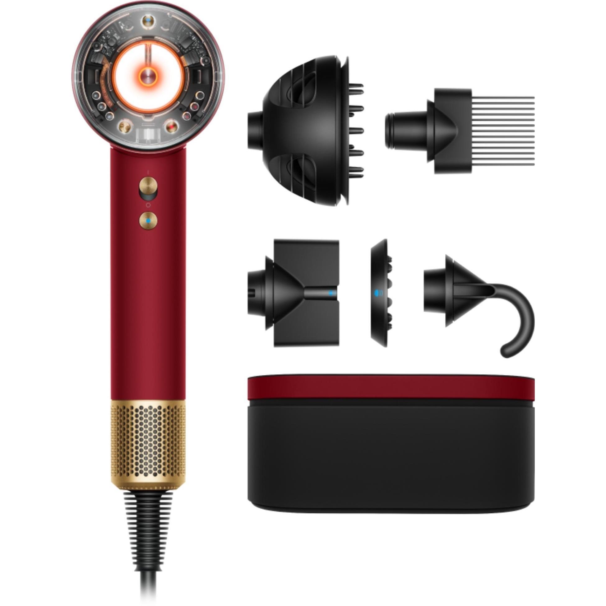 Фен Dyson Supersonic HD16 Nural Red Velvet/Gold (594823-01)фото1