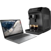Комплект Ноутбук LENOVO Ideapad 1 15AMN7 (82VG00QQRA) + Кавомашина Philips Series 800 EP0820/00