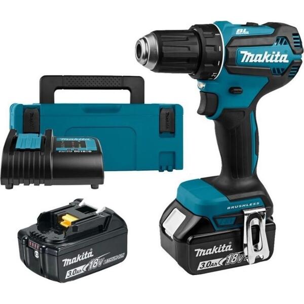 

Шуруповерт-дрель аккумуляторная Makita DDF485SFJ 18B 2х3А·ч (DDF485SFJ)