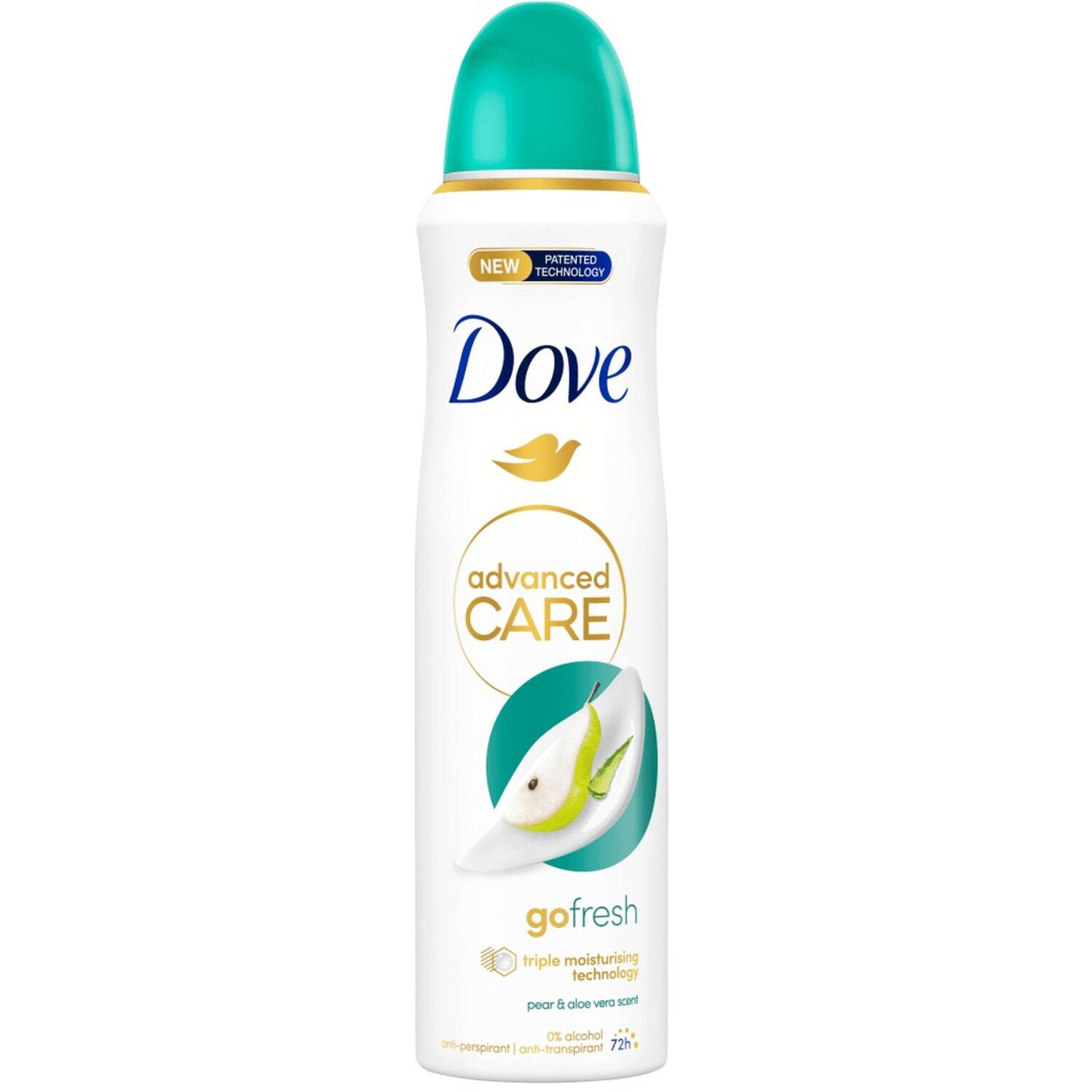 Антиперспірант-аерозоль Dove Go Fresh з ароматом груші й алое вера 150 млфото
