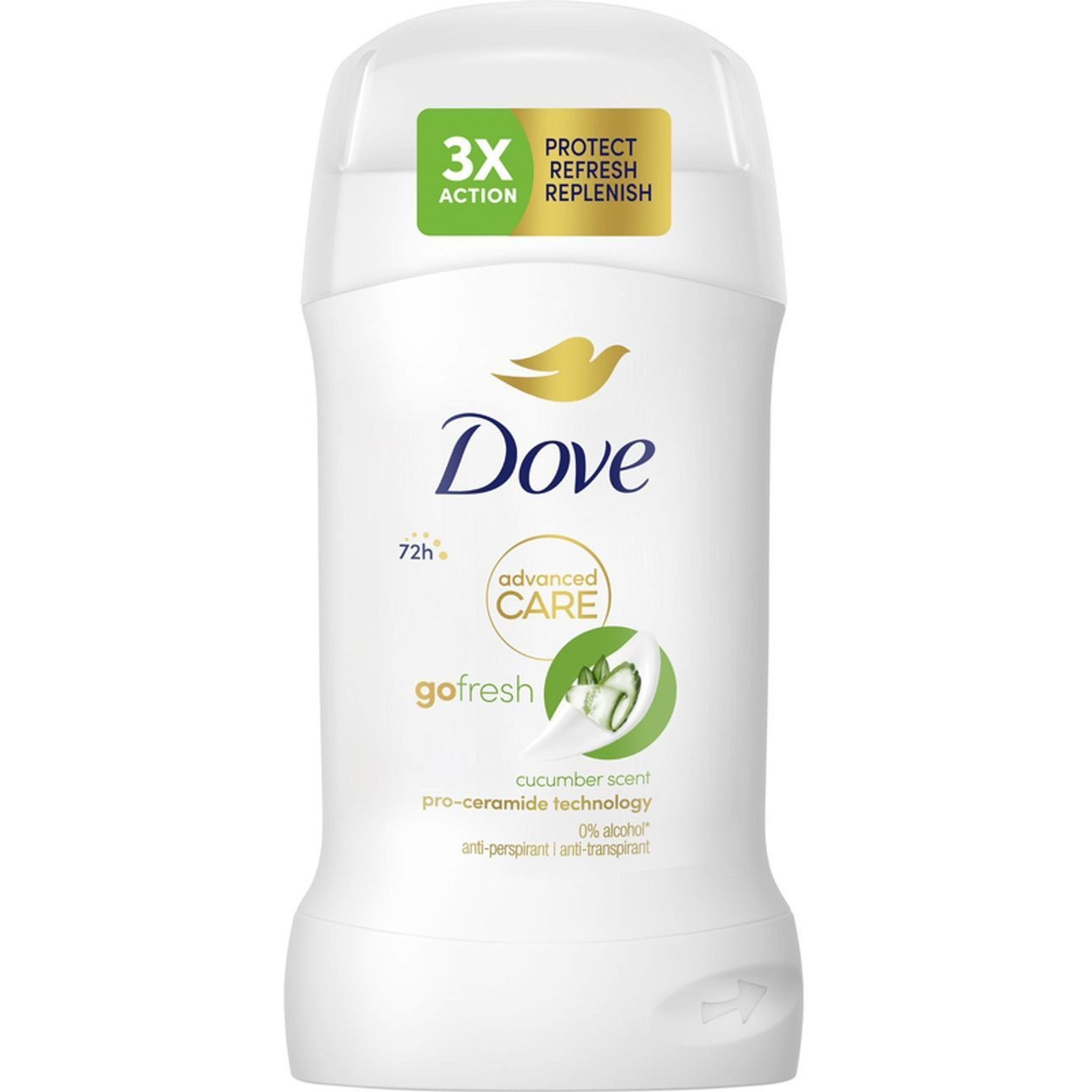 Антиперспірант Dove Advanced care Go fresh Cucumber scent 50млфото1
