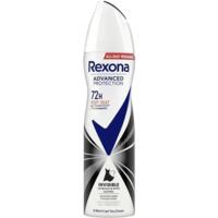 Антиперспирант-аэрозоль Rexona 72H невидимый на черном и белом 150 мл.