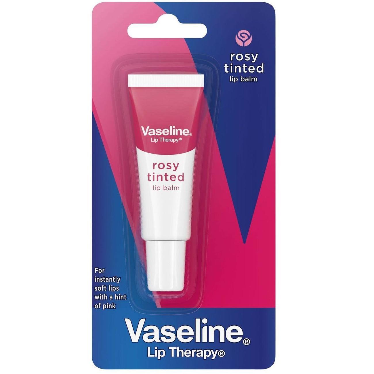 Бальзам для губ Vaseline рожевий блиск та пом'якшення 10 гфото1
