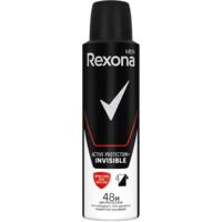 Антиперспірант-аерозоль Rexona Men невидимий на чорному і білому 150 мл