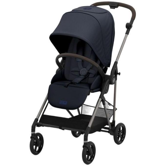 Прогулочная коляска Cybex Melio Dark Blue (с бампером) фото 1