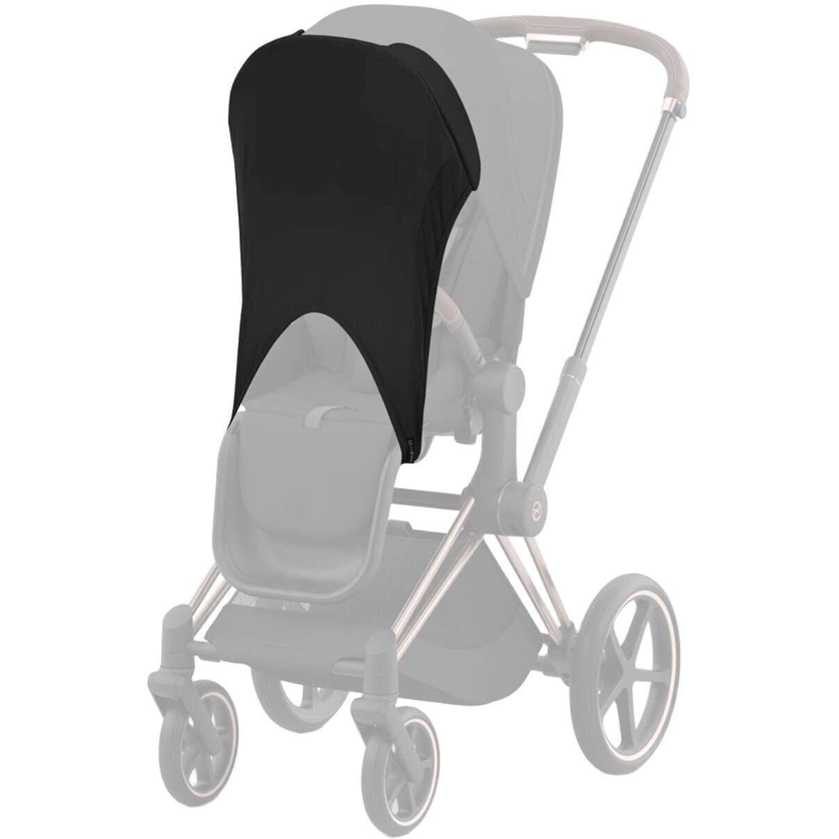 Солнцезащитный чехол для коляски Cybex Black фото 1