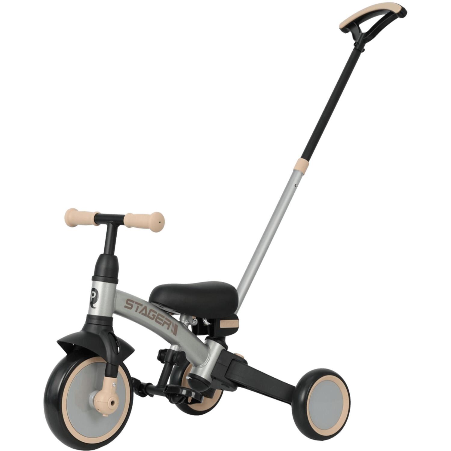 Велосипед-беговел QPLAY Stager 3в1 Silver (T80STAGERSilver)