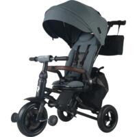 Велосипед складной трехколесный детский QPLAY Nova Pro с надувными колесами Stone Grey (S801NovaProStoneGrey)