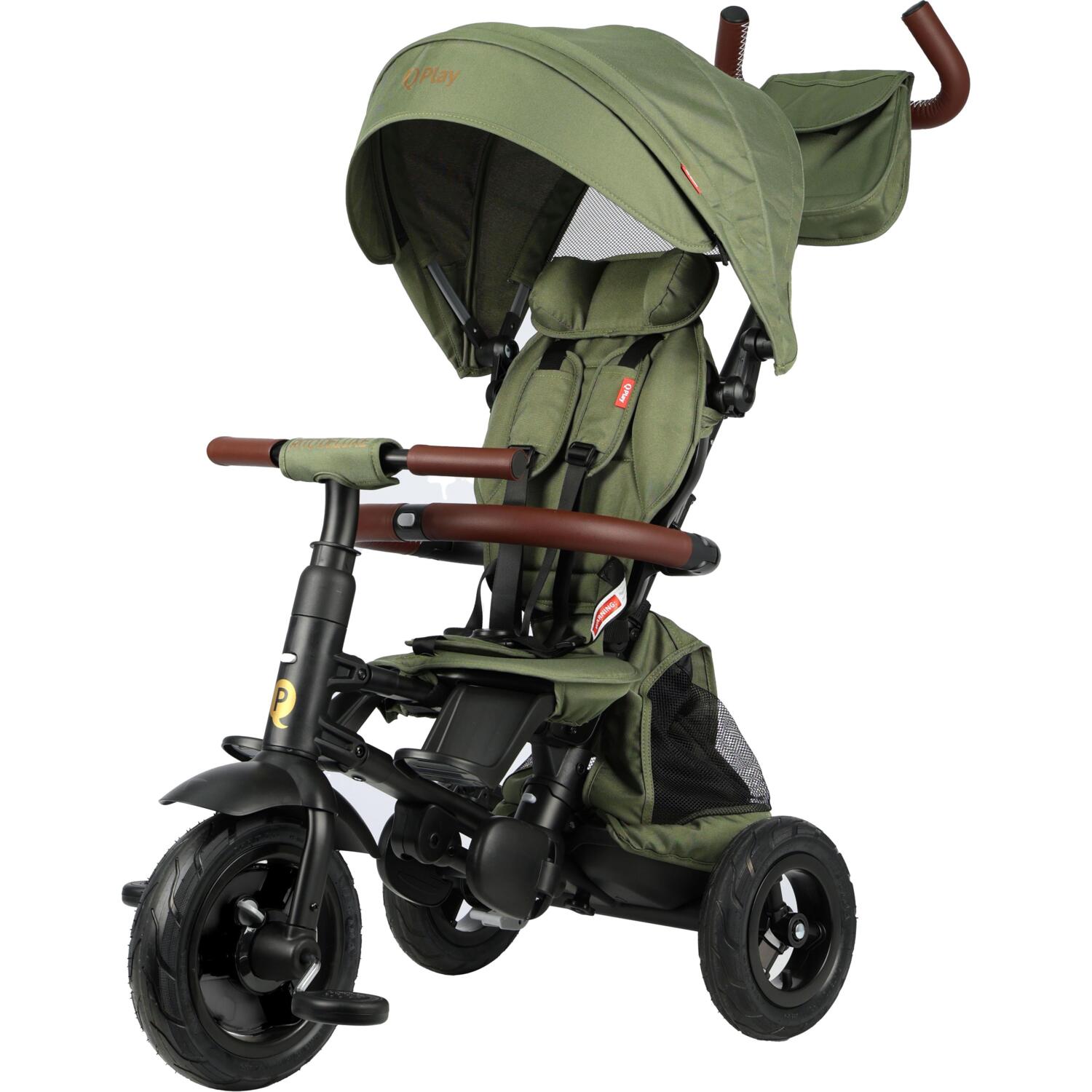 Велосипед складной трехколесный детский QPLAY Rito Deluxe Green (S380-17RitoDeluxeGreen)