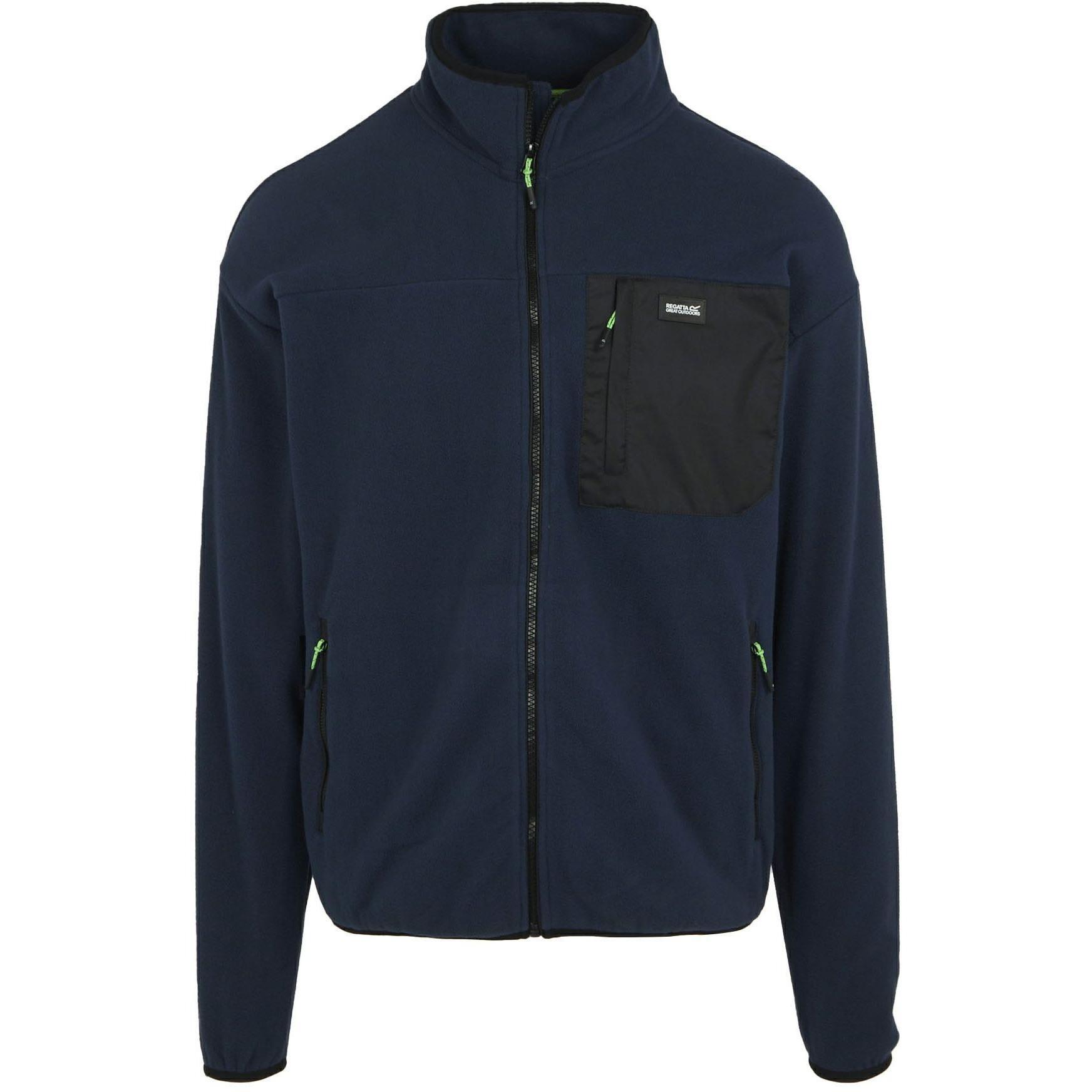 Фліс чоловічий Regatta Frankie FZ Fleece RMA595-540 L синійфото1