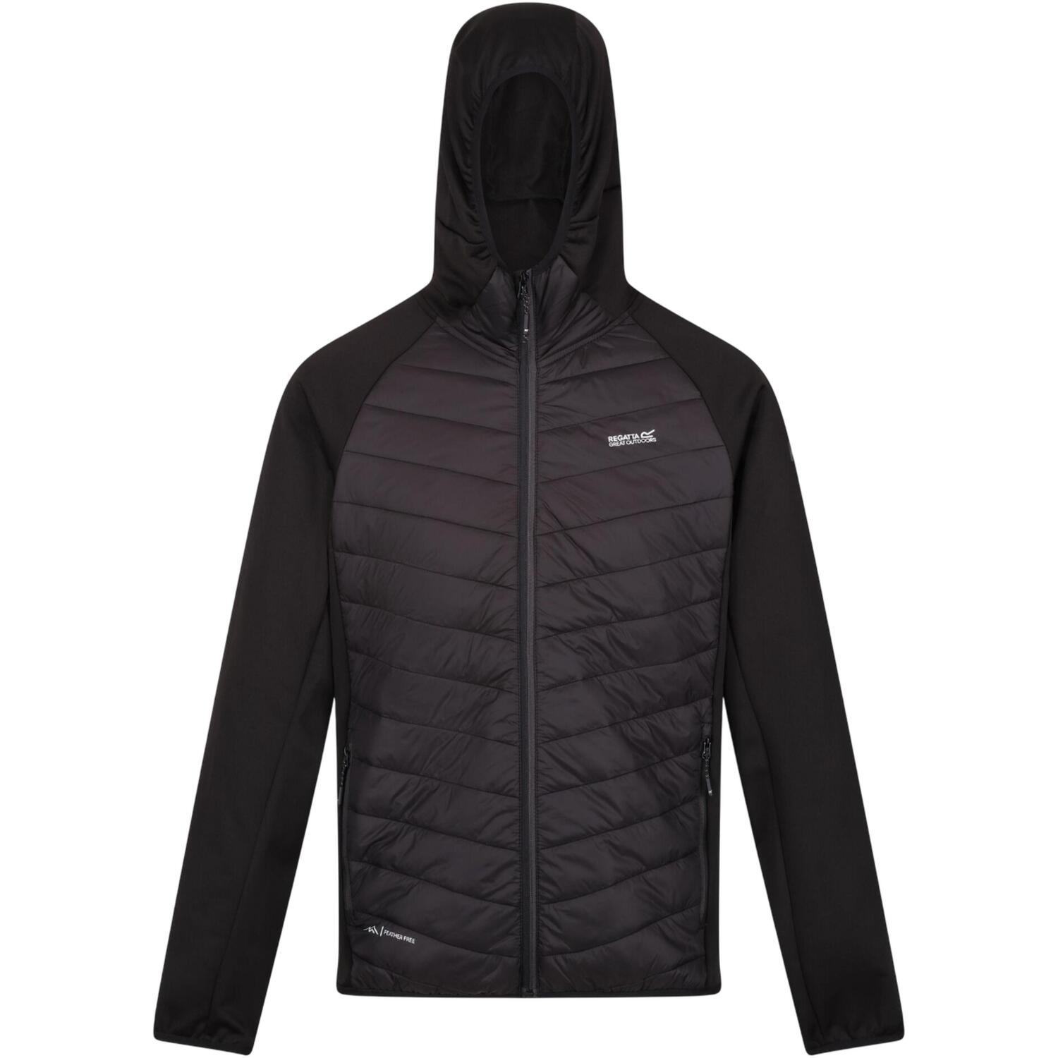 Куртка софтшелл мужская Regatta Andreson VIII Hybrid RMN228-800 M черная фото