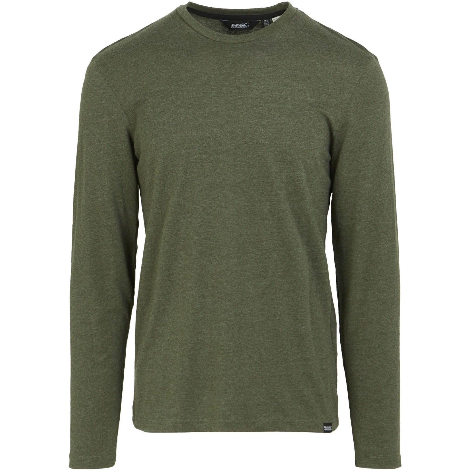 Лонгслив мужской Regatta Maylow RMT297-3MI L хаки фото 1