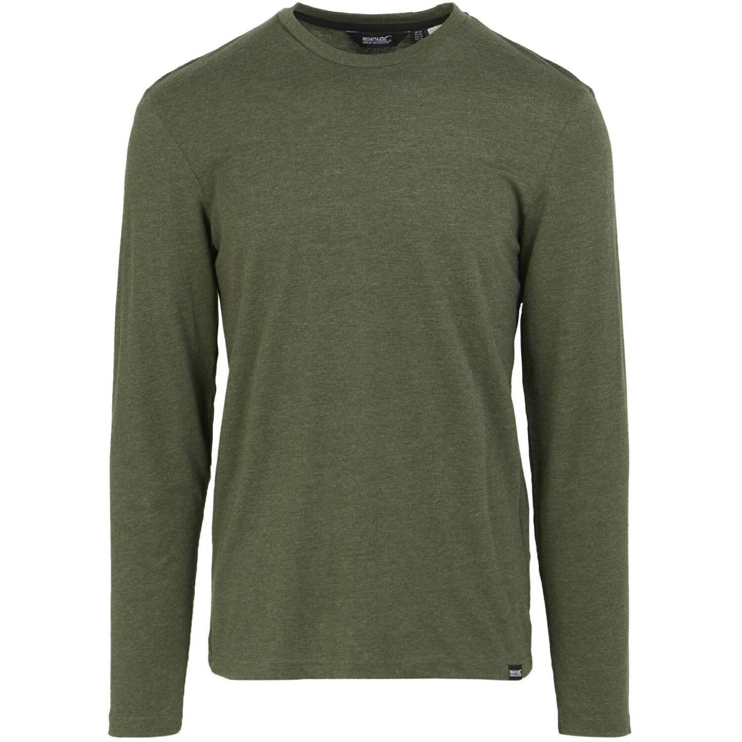 Лонгслив мужской Regatta Maylow RMT297-3MI S хаки фото 