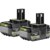 Набор аккумуляторов Ryobi ONE+ RB1850X2 Lithium+ 18В 2х5А·ч (5133005305)