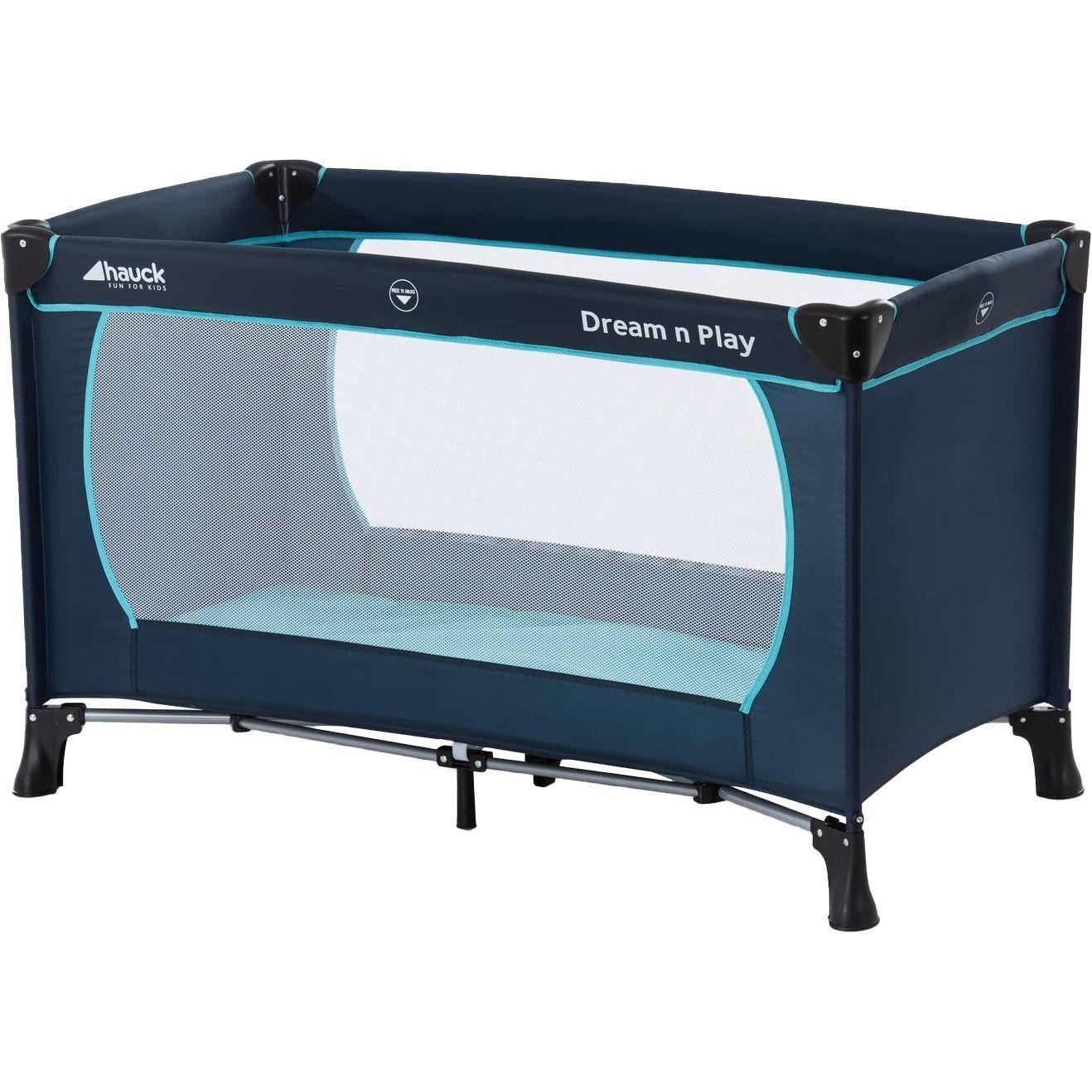 Дитячий манеж Hauck Dream N Play navy/aqua (60429-8)фото