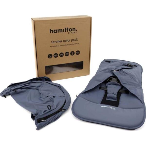 Набор текстиля в коляску Hamilton by Yoop X1 Plus Indigo Blue (65085_Hamilton)