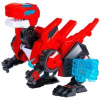 Динозавр-трансформер DINOSTER - ЧЕРВОНИЙ РАПТОР-БОТ (бокс для зберігання) (EU580840-1)