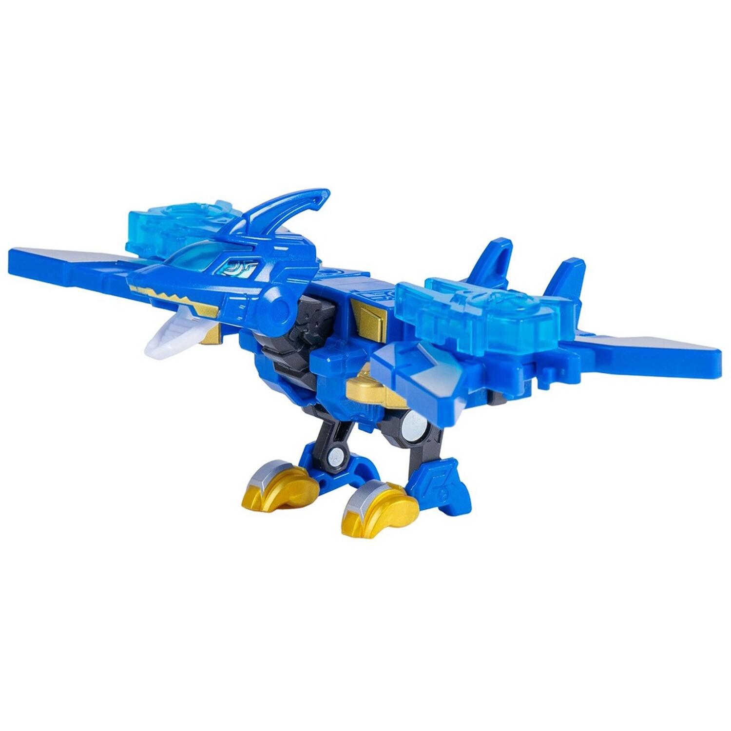 Динозавр-трансформер DINOSTER - СИНИЙ ПТЕРА-БОТ (бокс для хранения) (EU580840-4) фото