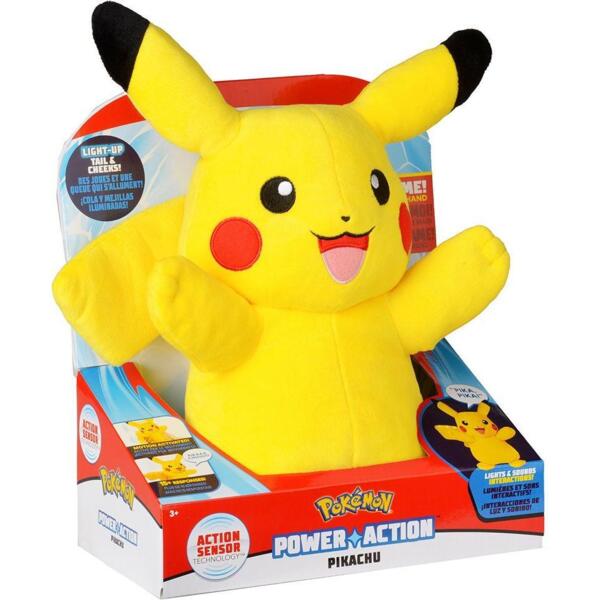 

Интерактивная мягкая игрушка Pokemon - ПИКАЧУ (свет, звук, 25 см) (97834)